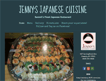 Tablet Screenshot of jennysjapanese.com